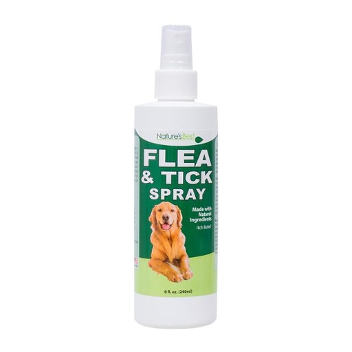 [041348004060] Natures Best Natural Flea Tick Spray 16 oz Dogs Cats Insect Repellent Natural