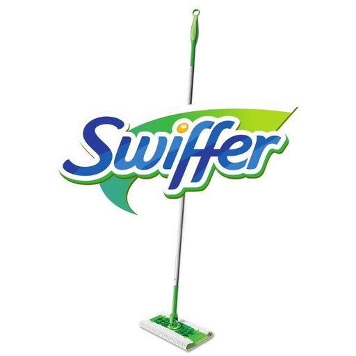 [037000090601] Swiffer Sweeper Mop, 10" Wide Mop, Green