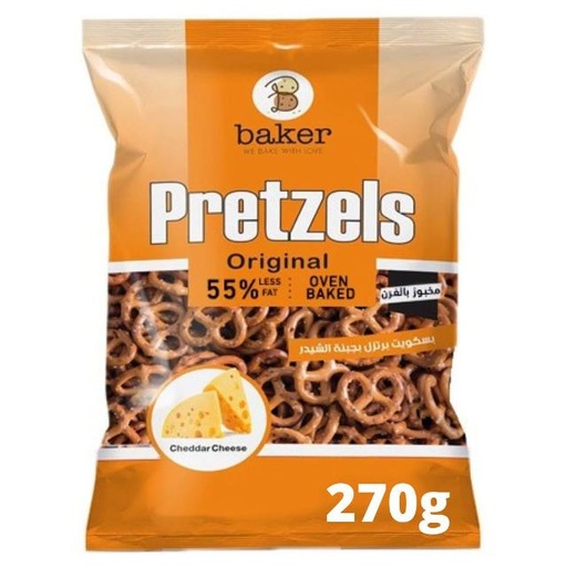 [6253809980095] Baker Pretzels Original 270g