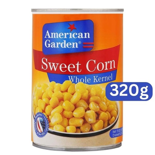 [717273601048] Americana Garden Sweet Corn Whole Kernel 340g