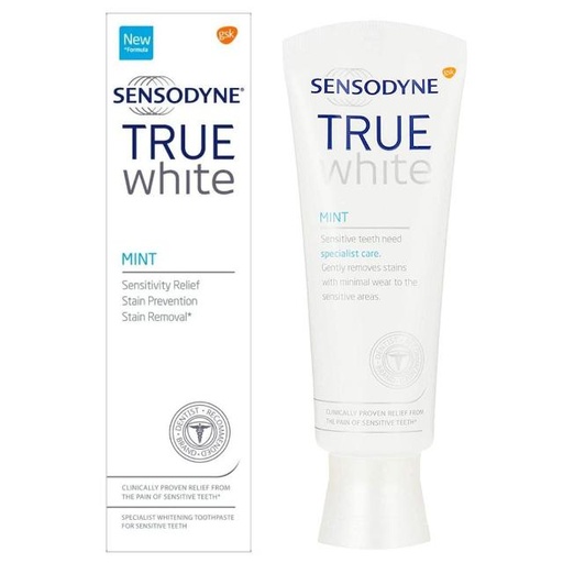 [6805699533211] Sensodyne True White Mint Toothpaste 75ml