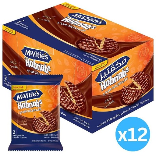 [6223003804831] McVities Golden Oat Minis Mini Oat Milk Chocolate 52g x 12