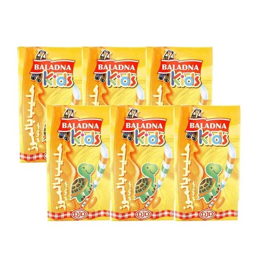 [6251003001134] Baladna Kids Banana Milk 125ml x 6