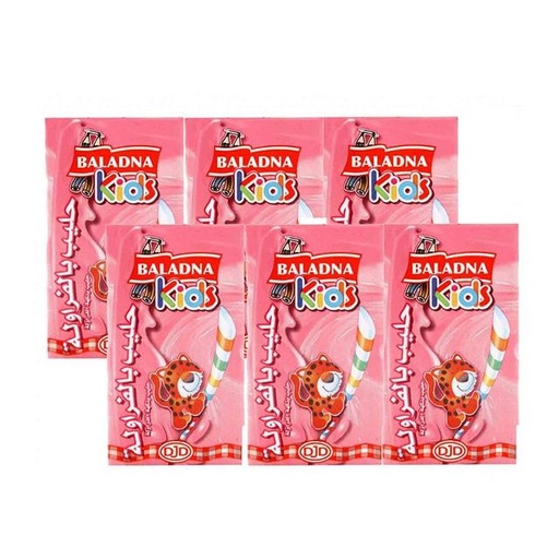[6251003001127] Baladna Kids Strawberry Milk 125ml x 6