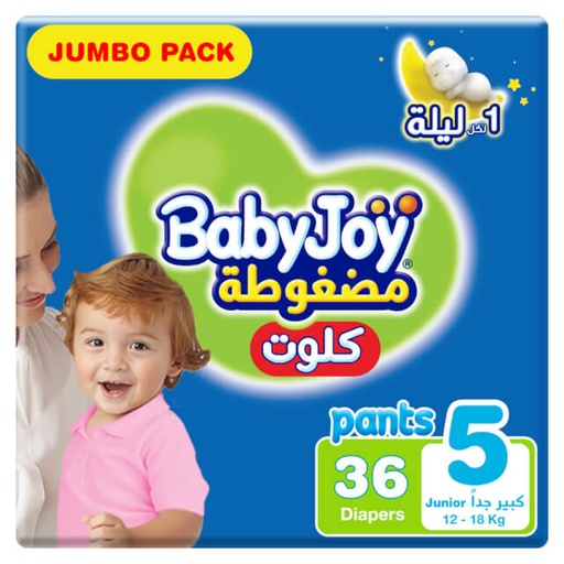 [6281008046342] BabyJoy - Jumbo Pack, Junior, 12-18kg - 36 count