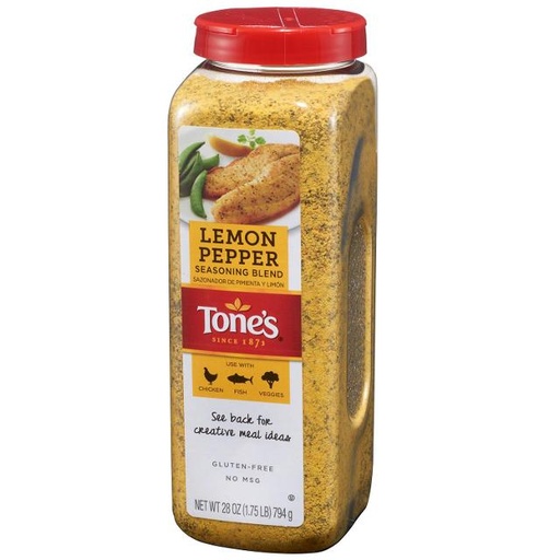[041351914615] Tone's Lemon Pepper Seasoning - 2Pack 28oz
