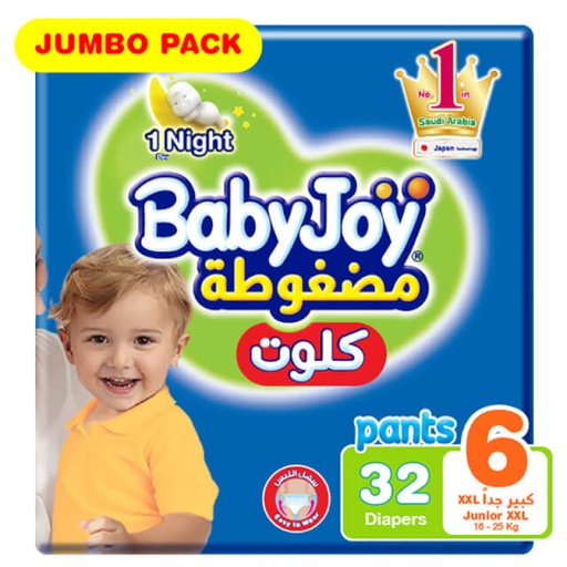 [6281008046359] BabyJoy - Cullotte Jumbo Pack, Junior xxL, 16+kg - 32 count