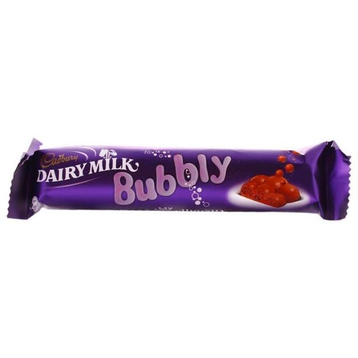 [7622210077660] Cadbury Dairy Milk Bubbly Chocolate Bar 28g