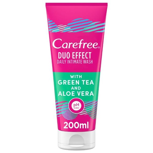 [3574661501949] Carefree Daily Intimate Wash Green Tea & Aloe Vera 200ml