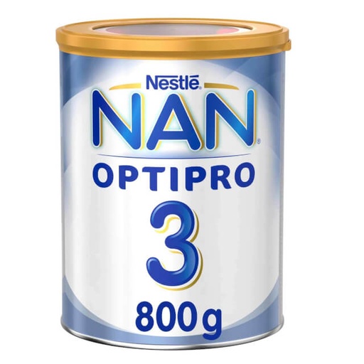 [7613287806642] Nestle Nan 3 Optipro Growing Up Powder Milk 800g