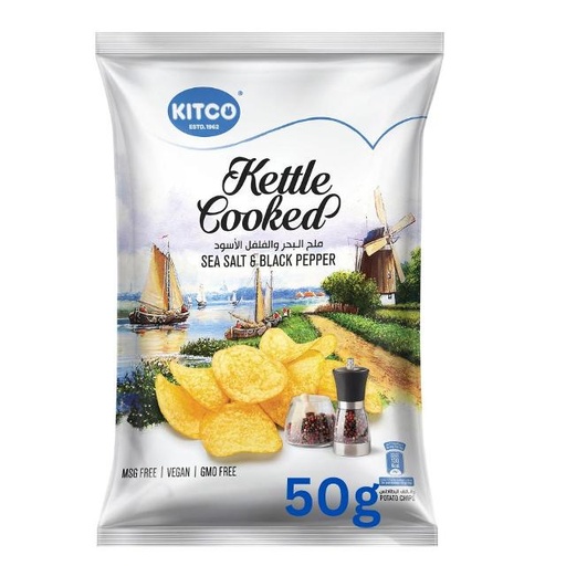 [6290340530402] A KITCO KETTLE SEA SALT & BLACK PEPPER 50g