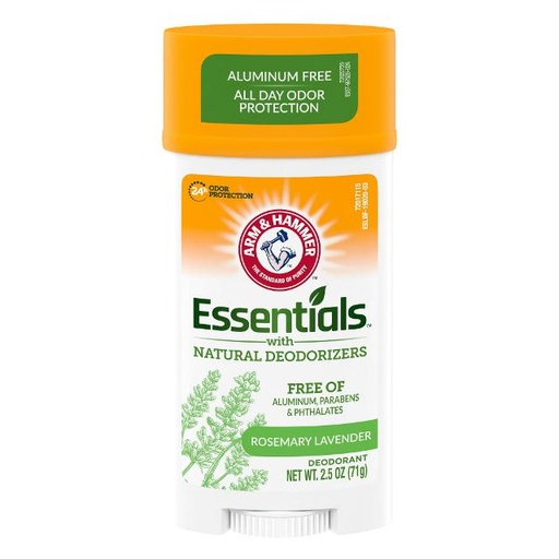 [033200197935] ARM & HAMMER Essentials Deodorant, with Natural Deodorizers, Fresh Rosemary Lavender