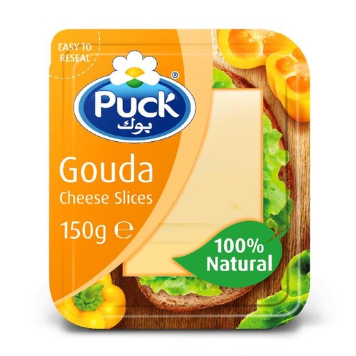 [5711953023095] Puck Gouda Natural Cheese Slices 150g