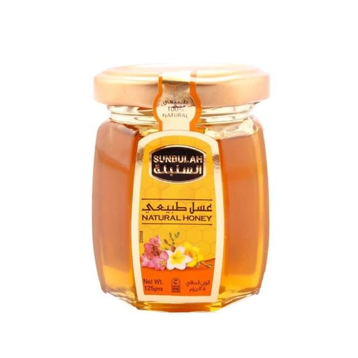 [6281073260124] Sunbulah Natural Honey 125g