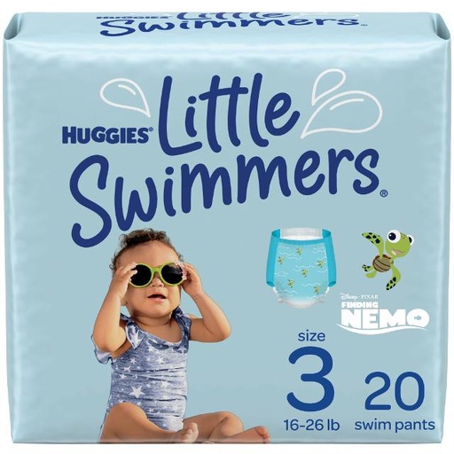 [036000161847] Huggies Little Swimmers Swim Diapers, Size 3, 20 Ct