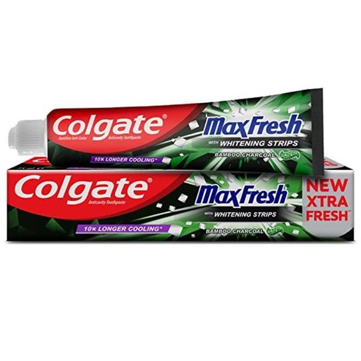 [6920354833441] Colgate Max Fresh Toothpaste With Whitening Strips 75ml