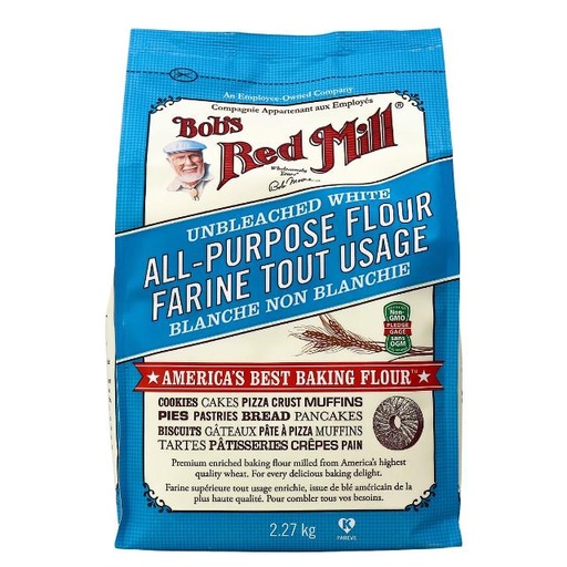 [039978533012] Bob's Red Mill Unbleached White All Purpose Flour 2.27Kg