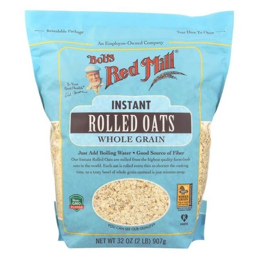 [039978031600] Bob's Red Mill Instant Rolled Oats 907g