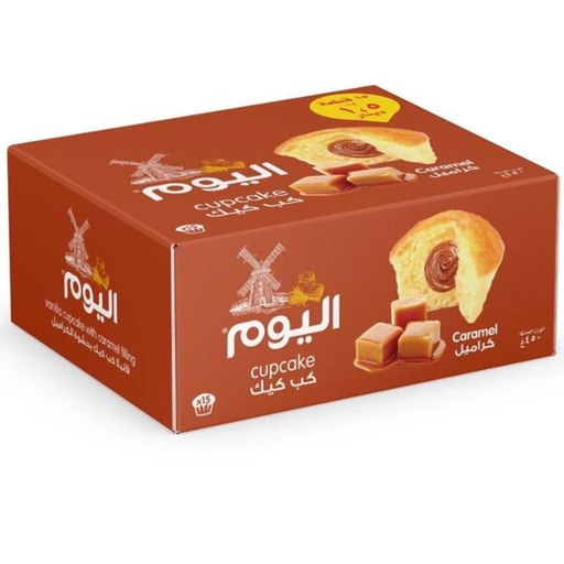 [6253341503349] Al Youm Cupcake Caramel 450g x 15pcs