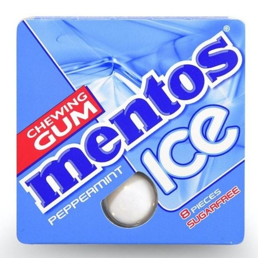 [8935001705444] Mentos Ice Peppermint Chewing Gum, 8 Pieces