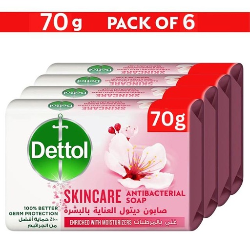 [6001106298487] Dettol Fresh Anti-Bacterial Soap Bar 70g x 6