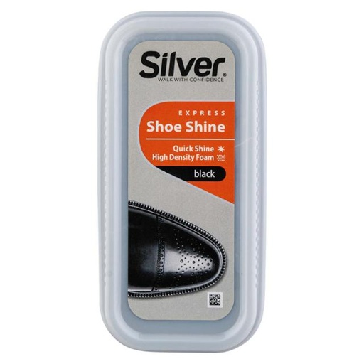 [8690757202110] Silver Instant Shoe Shine Liquid Black 75ml