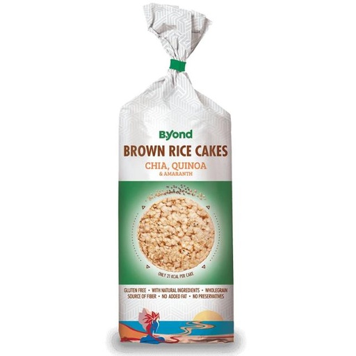 [3800233091199] Byond Brown Rice Cakes Chia, Quinoa 100g