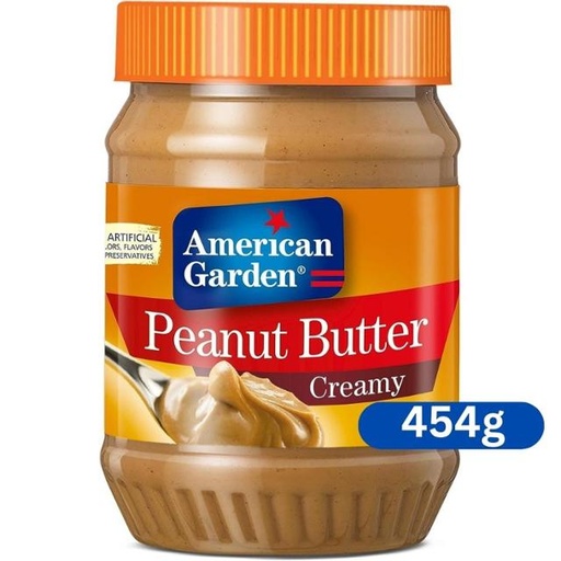 [717273508620] American Garden Peanut Butter Creamy 454gm