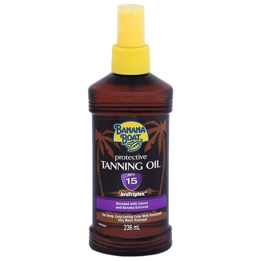 [079656004021] Banana Boat Protective Tanning Oil SPF15 236 Ml 