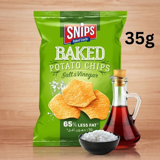 [5281128103865] Snips Baked Potato Chips Salt & Vinegar 35g