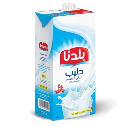 [6251003131039] Baladna Skimmed Milk 1L