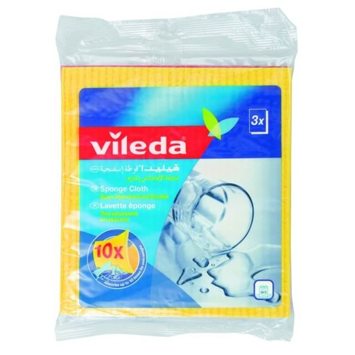 [4003790028199] Vileda Sponge Cleaning Cloth 3pcs