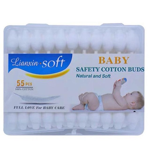 [6949777606661] Lianxin Baby Safety Cotton Buds 55 ct.