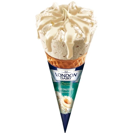 [6291003600739] London Dairy Coconutello Ice Cream Cone 120ml