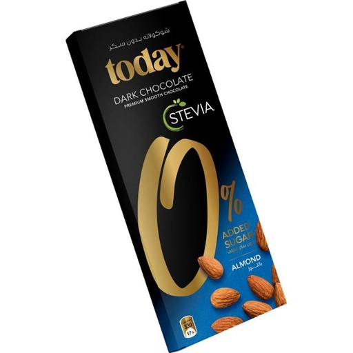 [6251100009361] Today Dark Chocolate Almond Stevia 65g