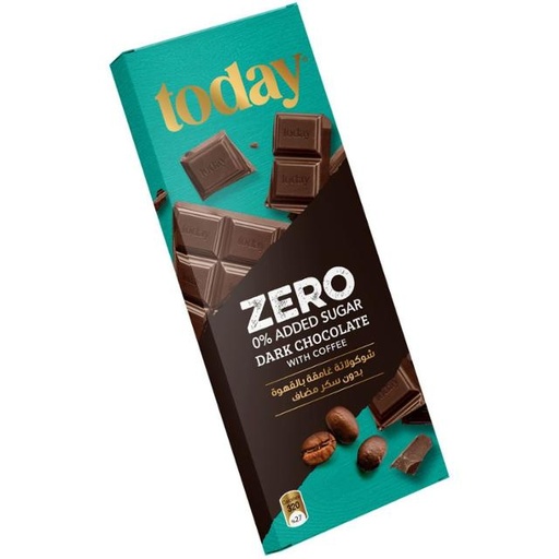 [6251100008760] Today Dark Chocolate With Coffee Zero Added Sugar 65g