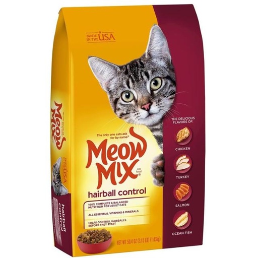 [851599000397] Meow Mix Hairball Control Dry Cat Food 1.43kg