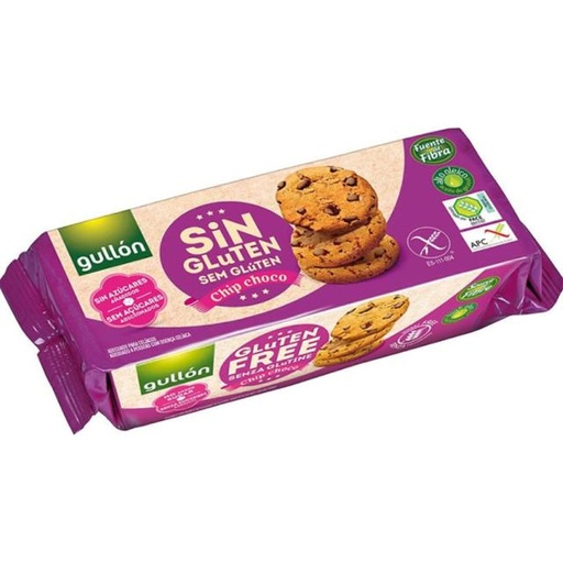 [8410376037883] Gullon Gluten Free Chip Choco 130g