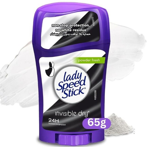 [022200954402] Lady Speed Stick Invisible Dry Deodorant, Powder Fresh 65g