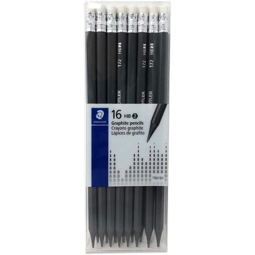 [031901952846] Staedtler Graphite Pencils - HB (#2) / box of 16 pencils