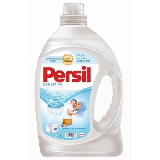 [6251037421472] Persil Gel Sensitive Liquid Detergent 3L