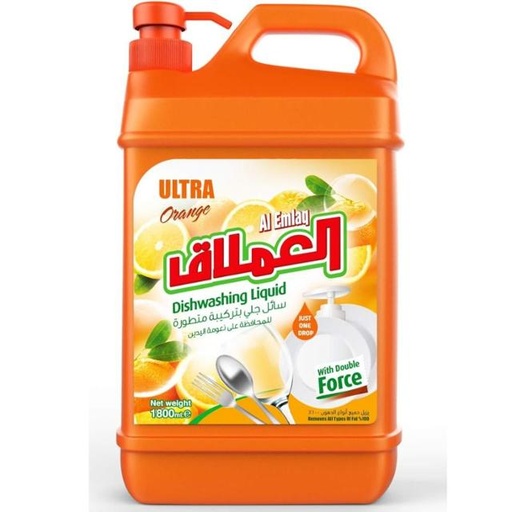 [6253009211463] AL Emlaq Dishwashing Liquid -Orange 1.8L