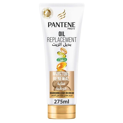 [8001090153296] Pantene Pro-V Hair Oil Replacement Leave On Cream Moisture Renewal 275 ml