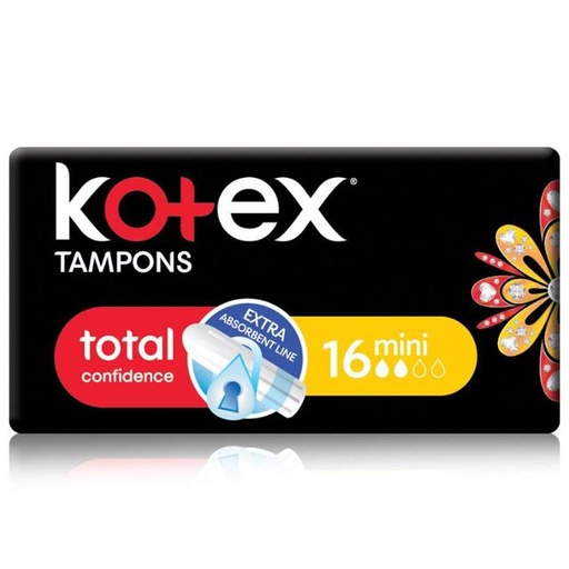 [5029053534794] Kotex Mini Tampon Silky Cover 16pcs
