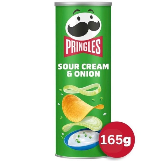 [5053990101597] Pringles Sour Cream & Onion Sharing Crisps 165g