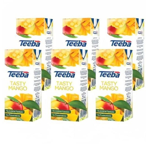 [6253342504376] Teeba Tasty Mango 250ml x 6