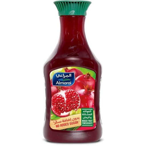 [6281007070843] Al Marai Mixed Fruit Pomegranate Juice No Added Sugar 1.4Litre