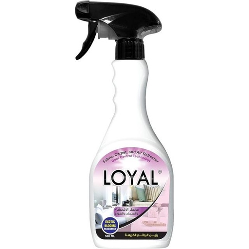 [6253339104312] Loyal Fabric, Capet and Air Refresher with Exotic Blooms Fragrance 500ml