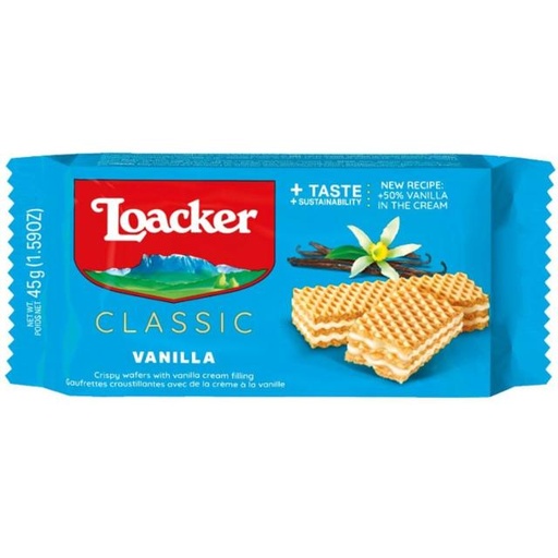 [80001249] Loacker Vanilla Wafers 45g
