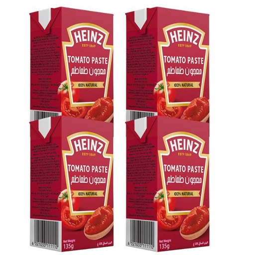 [6290090321497] Heinz Tomato Paste 135g x 4 Pieces